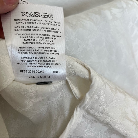 Alexander McQUEEN Peplum Top V Neck High Low - Picture 10 of 12